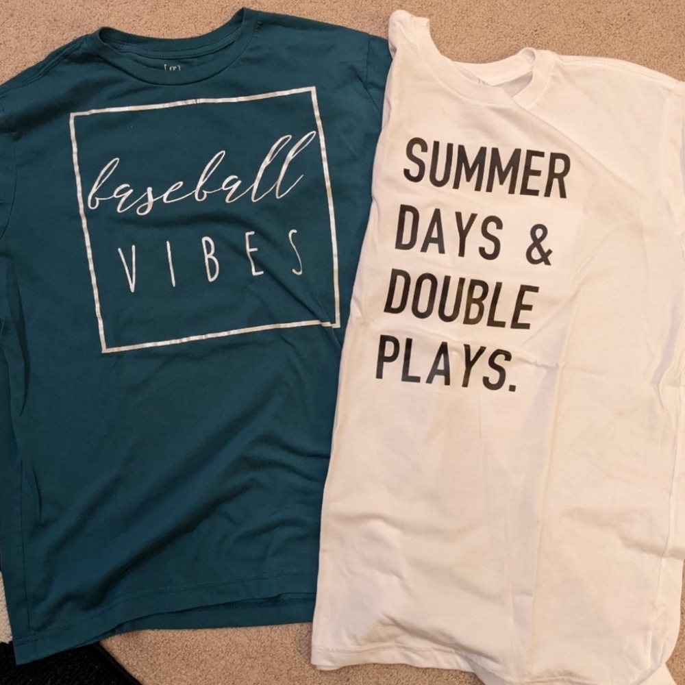 Women's Baseball Tees - Picture 1 of 6